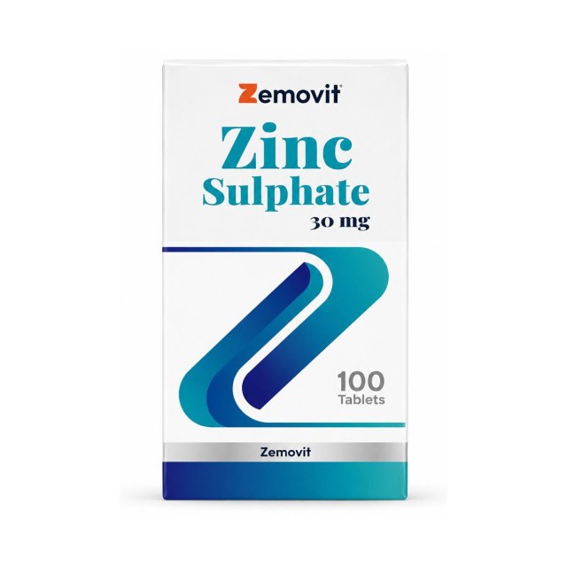 Zemovit Zinc Sulphate.